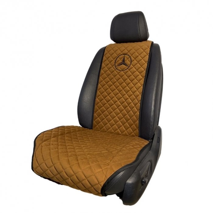 Накидки на сидения Передние накидки с вышивкой Mercedes